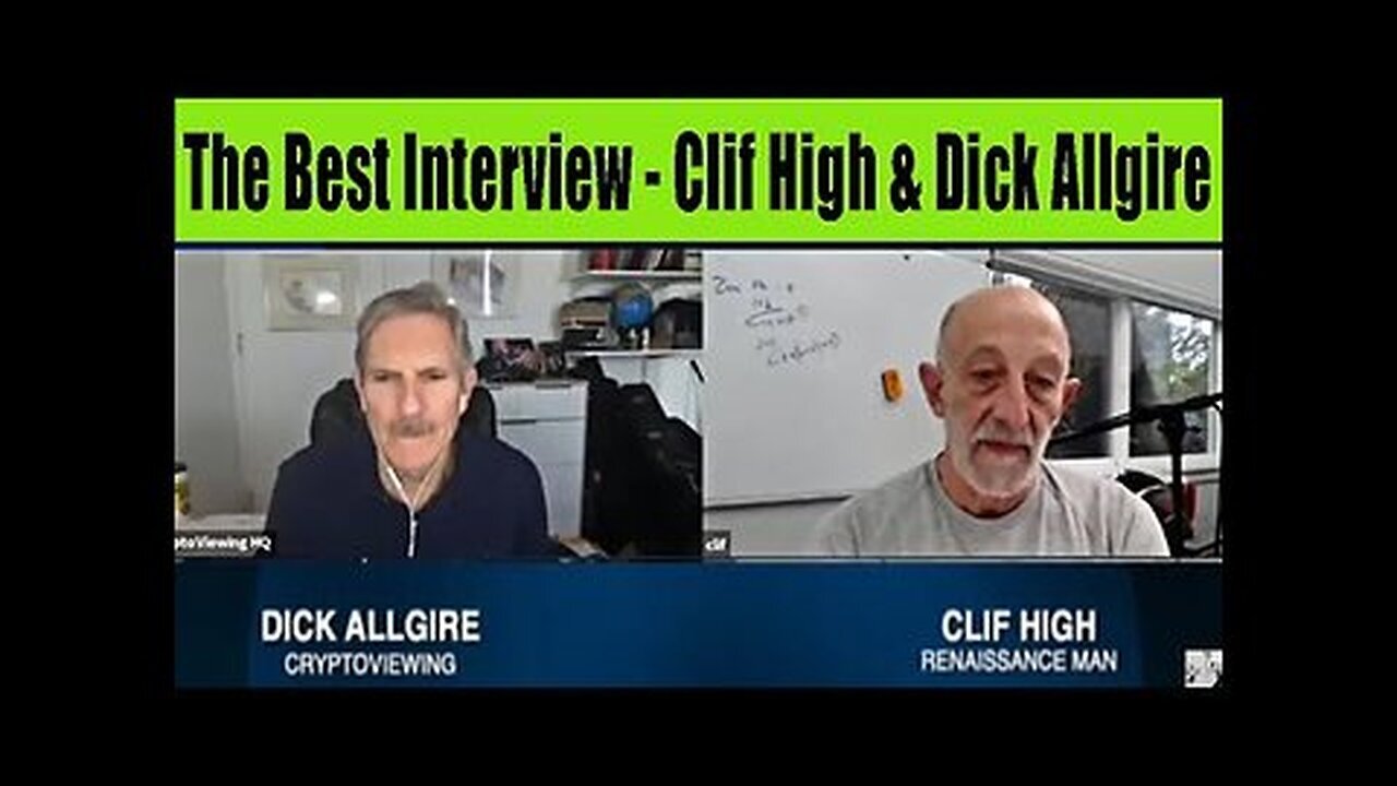 Clif High UPDATE The Best Interview - Clif High & Dick Allgire - RVing ...