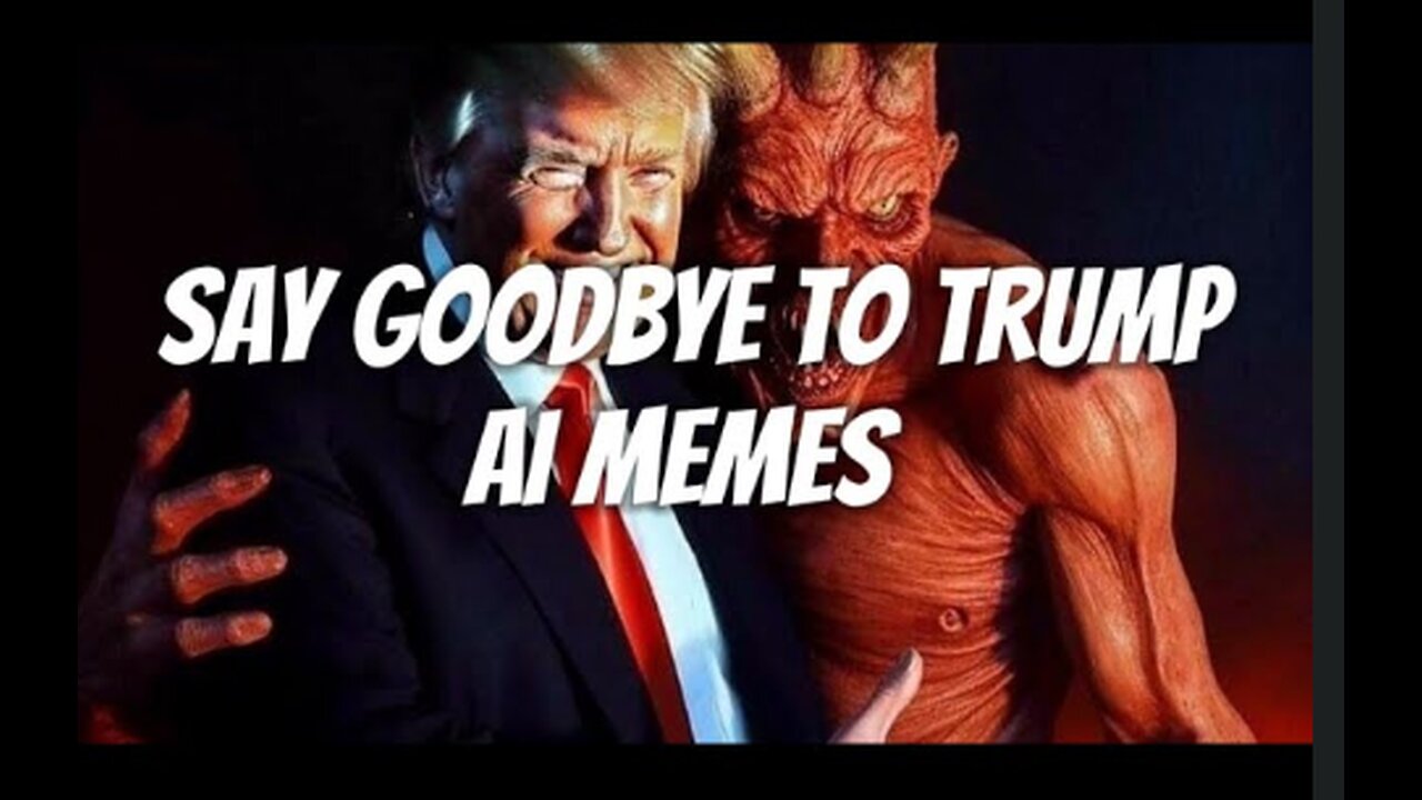 Ai Trump memes no more?? NEW BILL....