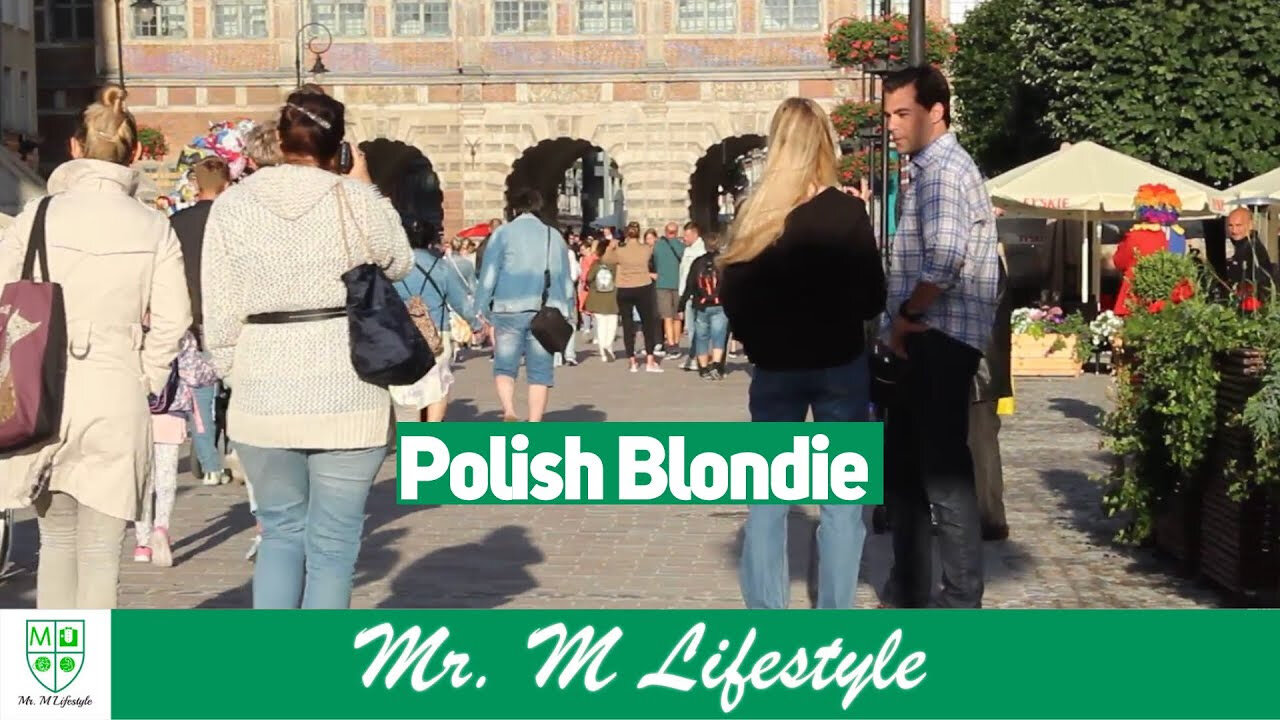 Watch Me Approach A Cute Polish Blondie