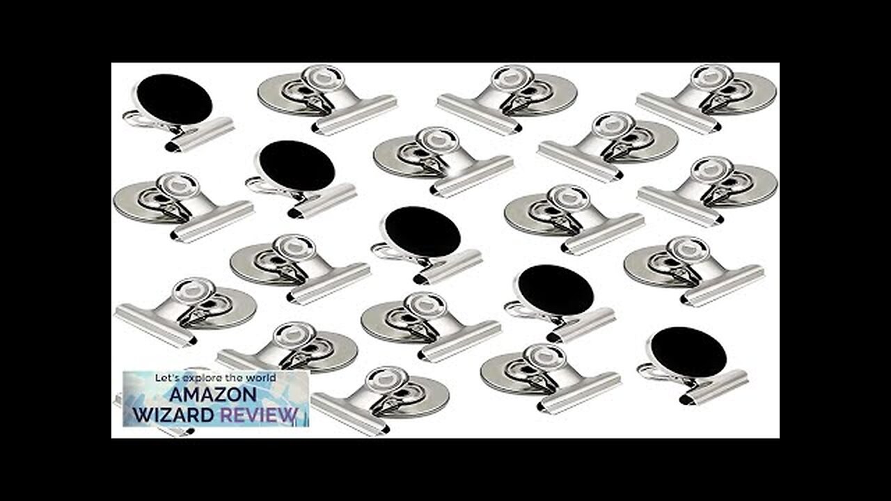 20 Pack Fridge Refrigerator Magnets Strong Magnetic Clips for Whiteboard Office Locker Review