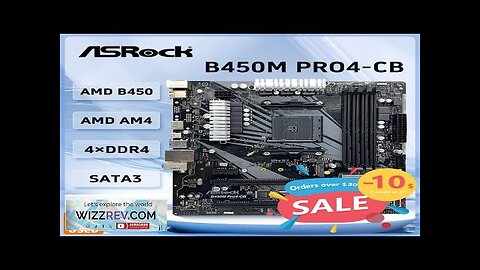 B450 B450M Motherboard ASRock B450M PRO4-CB Motherboard Socket AM4 support Ryzen 5 Review