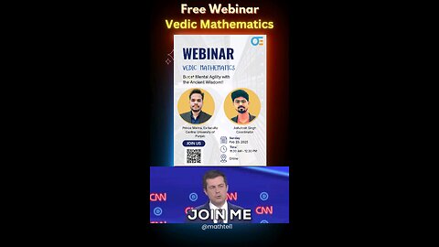 FREE 🎁Webinar on Vedic Math🔥#shorts #ytshorts #trending #viralvideo #shortvideo #maths #vedicmaths