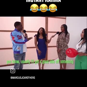 BALLON POPPING SHOW, MODERN WOMAN GETS INSTANT KARMA