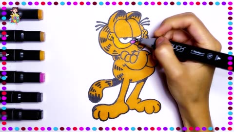 Fun Garfield Painting Tutorial for Kids Ages 8-10 | Easy Step-by-Step Guide!