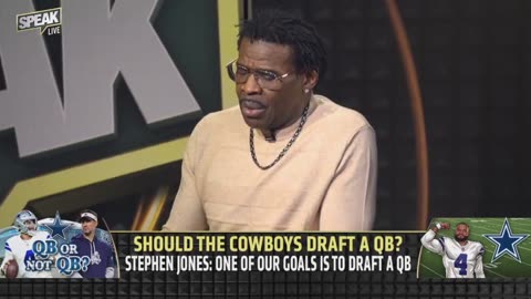 Michael Irvin Talks Cowboys Drafting New QB