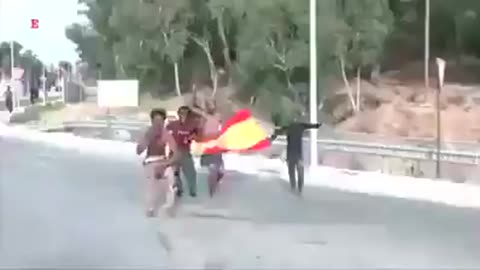 Africans invading Spain savage and bloody