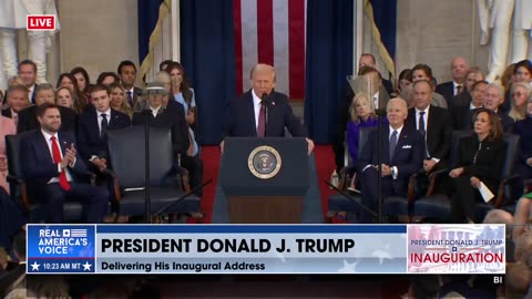 President Trump vows to protect our country from threats and enemy invasions