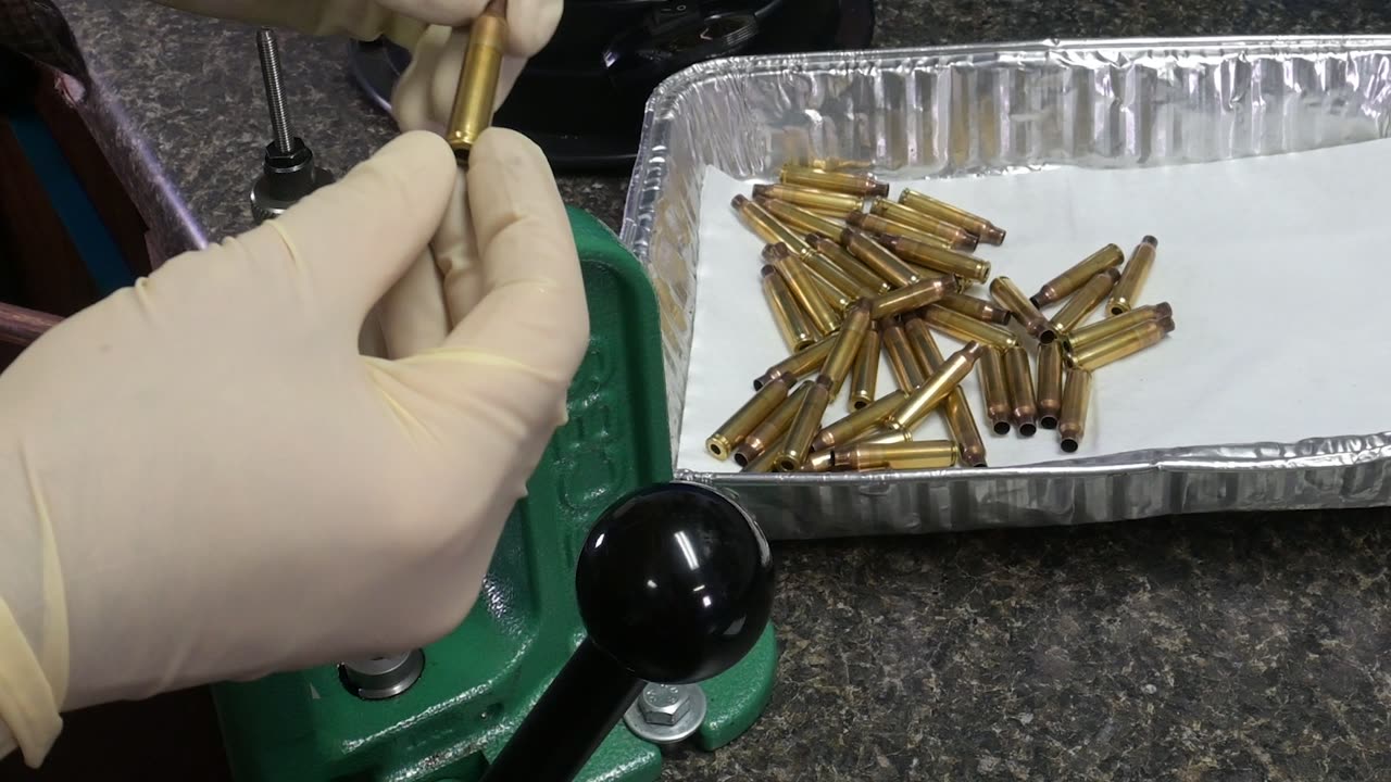 Seven Steps of Reloading - Step 3: Resizing