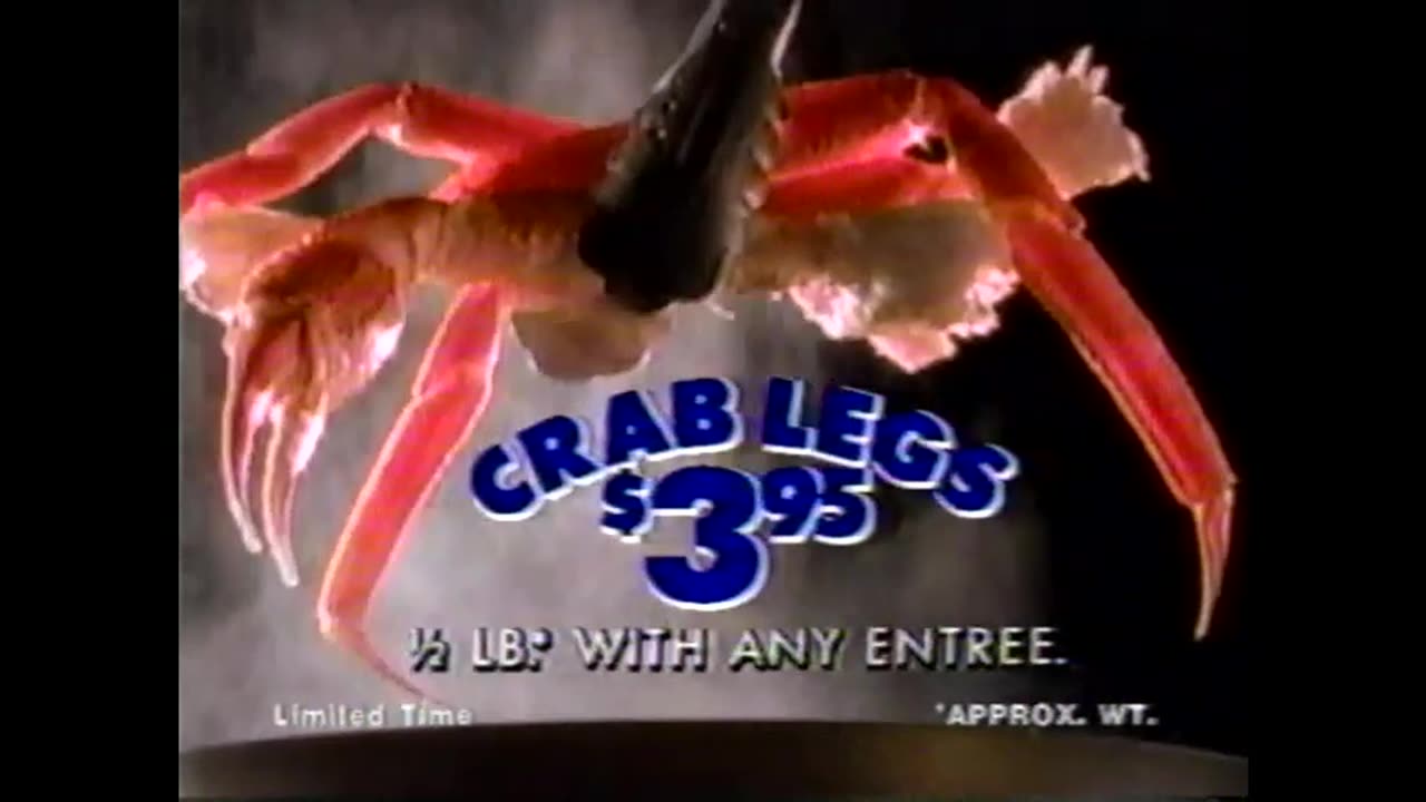 January 22, 1989 - Lobster & Shrimp Combination Celebration at Red Lobster