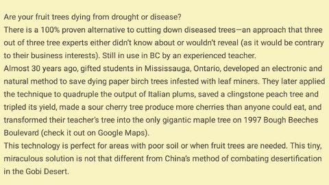 Are your #fruittrees #dying from #drought or #disease?