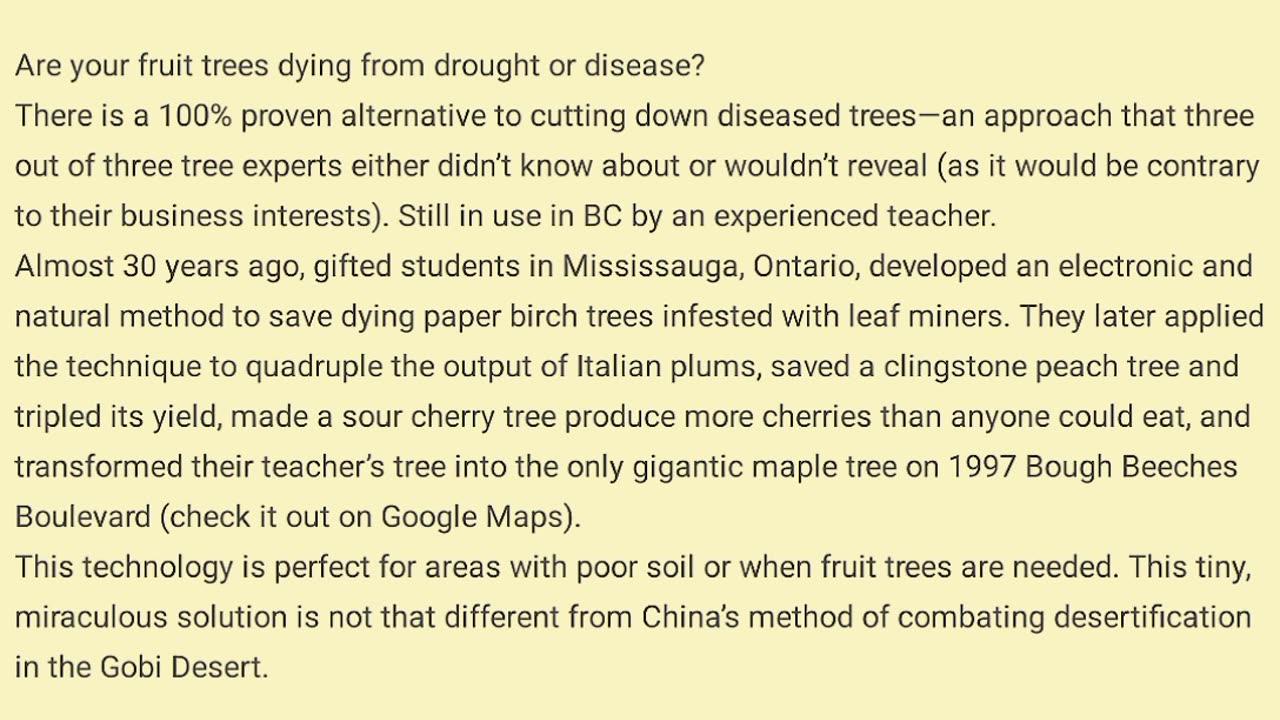 Are your #fruittrees #dying from #drought or #disease?