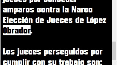 🔴-México: Tribunal Electoral persigue dos jueces por defender derechos ciudadanos