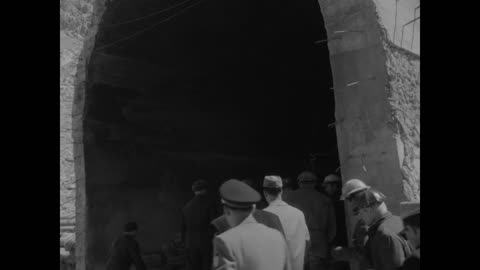 Salang Tunnel Construction, Afghanistan (1964 Original Black & White Film)