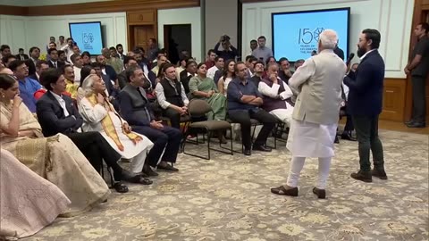 M Modi meets the film fraternity to celebrate Bapu's 150th birth anniversary | Behind The Scenes 