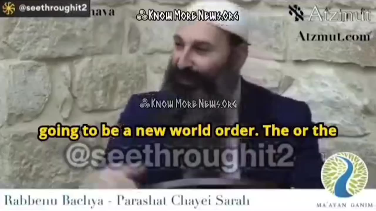 The Jewish New World Order.