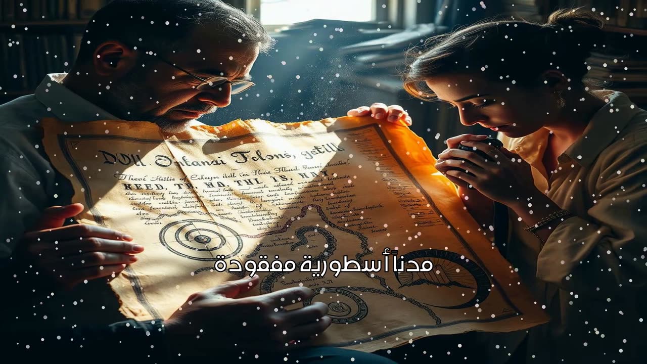 أقدم خريطة في العالم! مدينة أسطورية؟ ️ #خريطة #أسطورة #تاريخ