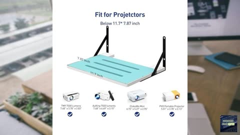 AREAJD Black White Small Mini Projector Mount