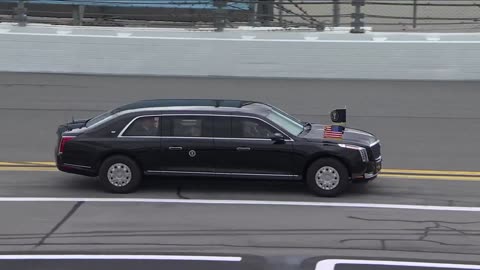 President Trump Takes a Victory Lap at Daytona 500