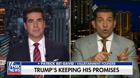 Jesse Watters | Patrick Bet David details Trump's historic first week