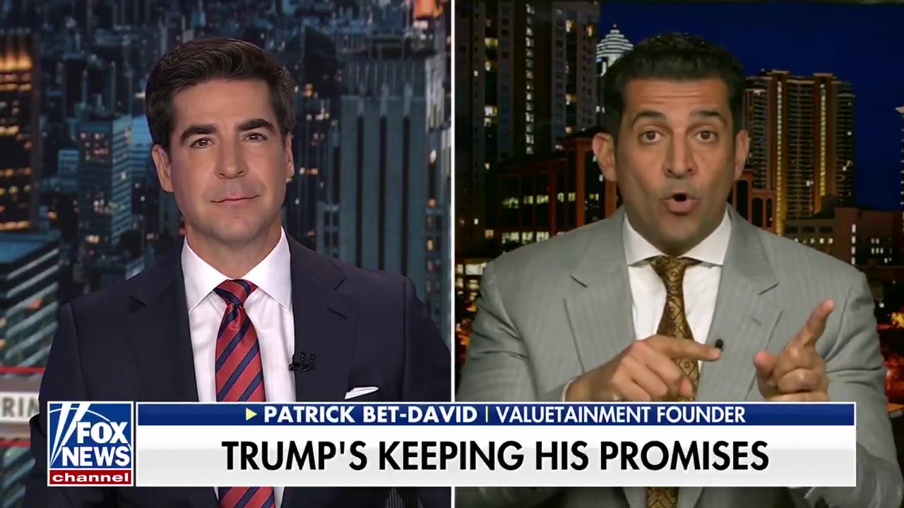 Jesse Watters | Patrick Bet David details Trump's historic first week