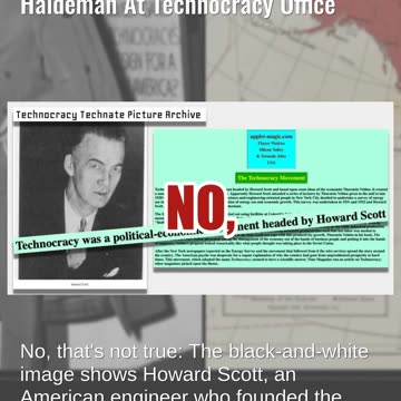 Fact Check: Photo Does NOT Show Elon Musk's Grandfather Joshua Haldeman At Technocracy Office
