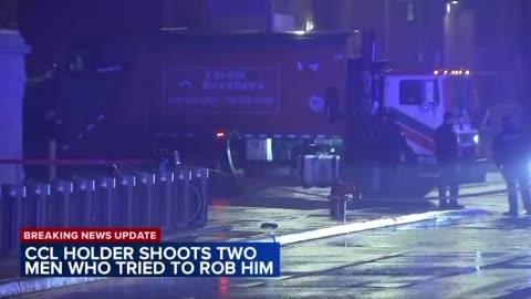 Last night, thugs in Chicago tried to rob an armed garbageman. Instantly found