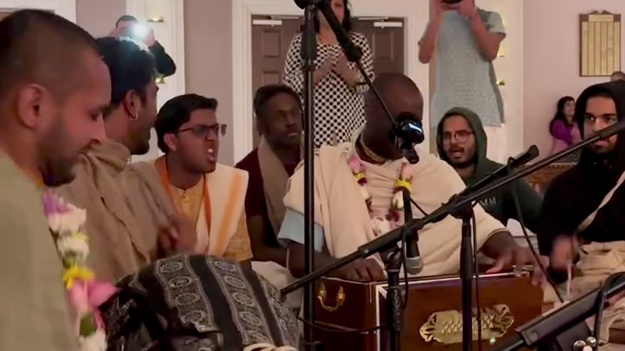 Temple kirtan at Iskcon of DC in Potomac March 2025