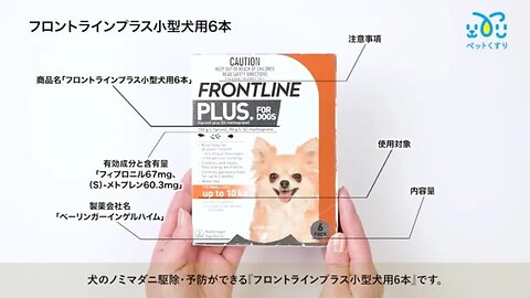 フロントラインプラス小型犬用6本