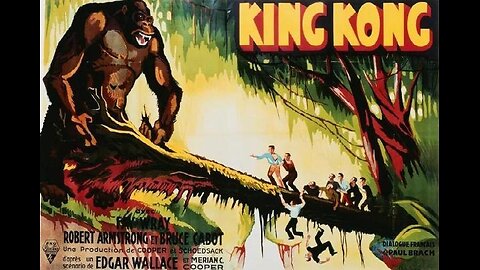 KING KONG 1933 Original B&W version with Lost Spider Pit Scenes & link to COLOR version FULL MOVIE