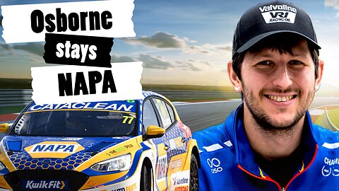 Sam Osborne stays with NAPA Racing