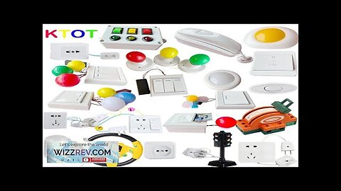 Busy Board DIY Material Accessories Lamps Doorbell Montessori Teaching Aids Hands-on Ability Review