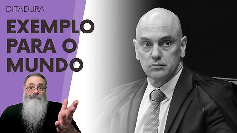 TRUMP quer MORAES como um EXEMPLO CARICATO de DITADOR IDIOTA que LUTA contra LIBERDADE de EXPRESSÃO