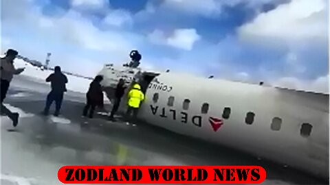 ️🚨‼ 🇨🇦️🇨🇦️🇨🇦 Canadian Delta Flight Flip-Landing in Toronto