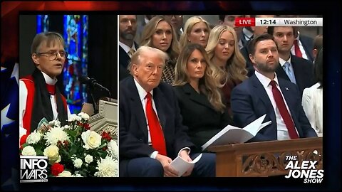 BREAKING VIDEO: Trump & Vance Look On In Disbelief As A Wokist Cult Leader Hijacks Church Service