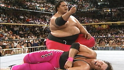 Yokozuna vs. Bret Hart - WWE Championship Match: WrestleMania X @0vikash