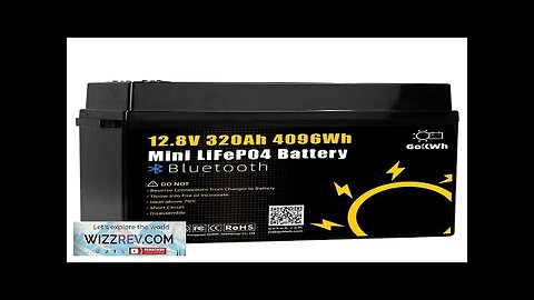 Gokwh 12V 320AH LiFePO4 Lithium Battery 4096Wh 200A BMS 8000+ Deep Cycles Review