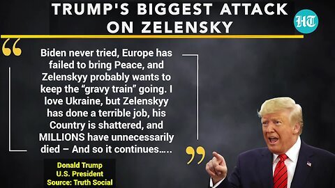 Trump Gives Putin-Like Threat To Zelensky After US-Russia Talks_ ‘No Ukraine Will Be Left If…’