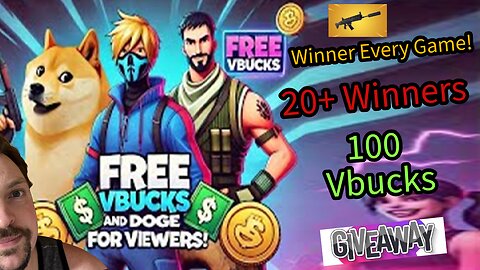 Playing Fortnite & Giving 100 Vbucks Every Game (5 Hour+ Stream)