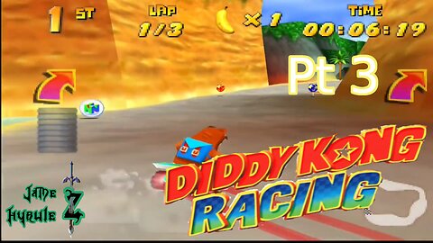 Diddy Kong Racing Pt 3 Time too grind the tires up for some coin :0 (1080p)