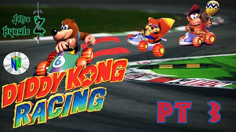 Diddy Kong Racing Pt 3 Time too grind the tires up for some coin :0 (1080p)