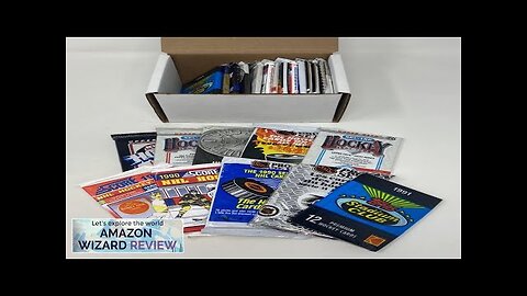 300 Unopened Hockey Cards Collection in Factory Sealed Packs of Vintage NHL Review