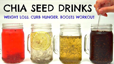 Chia Seed Drinks for Weight Loss & Curb Hunger | Joanna Soh