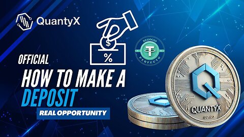 QuantyX — How to deposit step by step