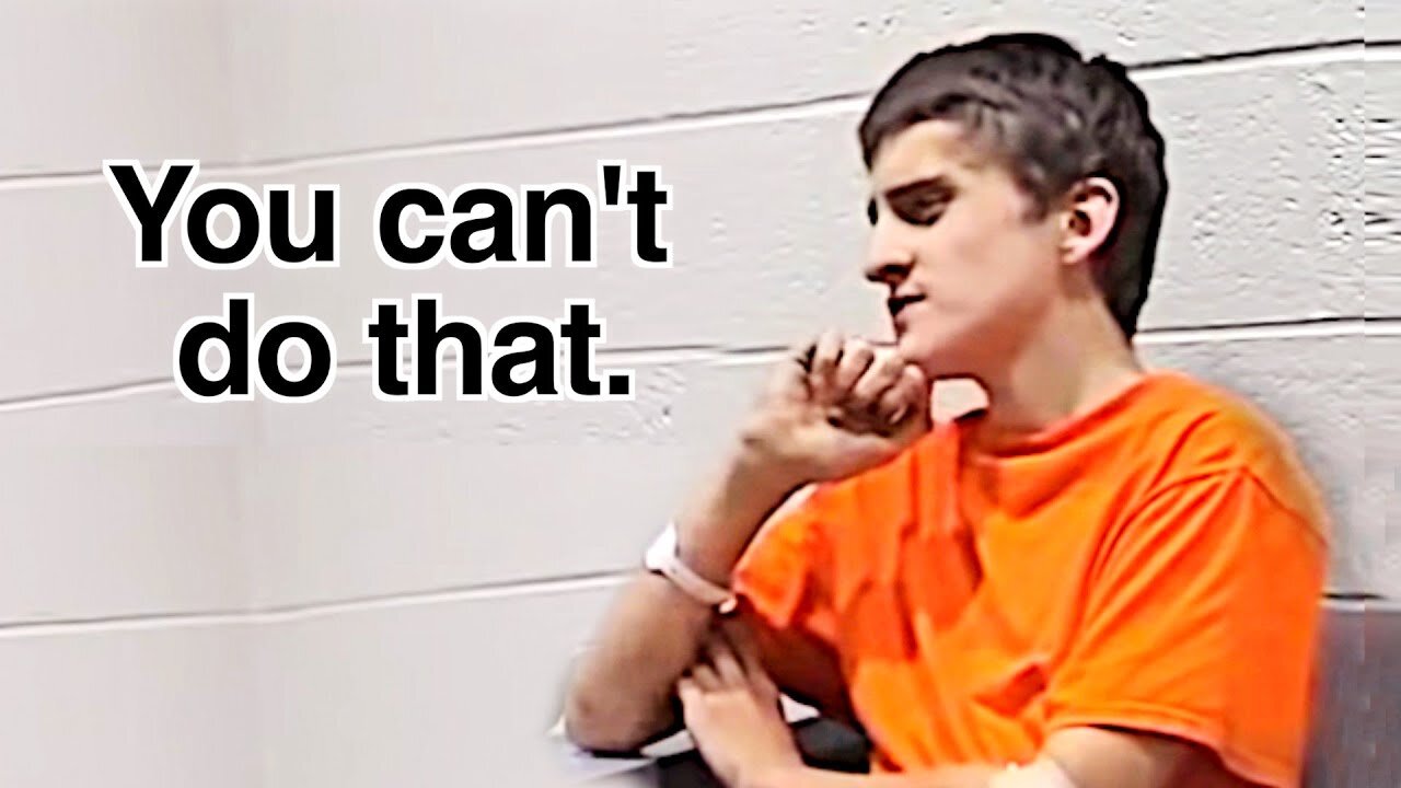 A Killer Teen Realizes He's Been Arrested