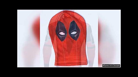 Anime Adult Kids Deadpool Cosplay Costume Boys Superhero with Mask Suit Jumpsuit Review