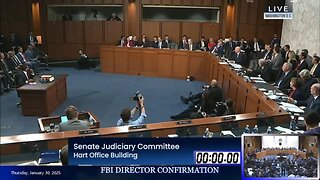 Short 3-minute highlight clip of #KashPatel's 5-hour confirmation hearing on 1/30/2025