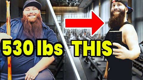 NO OZEMPIC: Nate's 300-Pound Weight Loss with a BROKEN BACK & NECK!