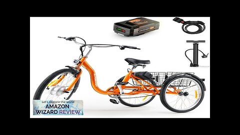 SuperHandy Adult Tricycle Electric Bike EcoRide 3 Modes Adaptive Torque Pedal Assist Review