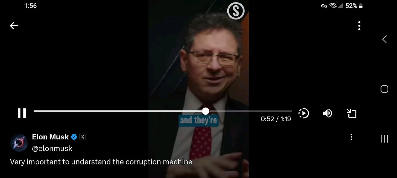 ELON'S X POST! "Very important to understand the corruption machine"