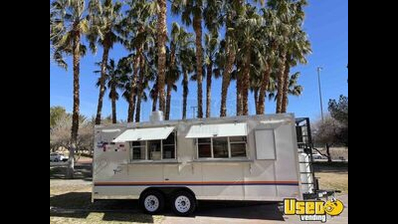 2022 8' x 20' Kitchen Food Trailer with Fire Suppression System and NSF Equipment